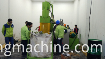 Y83L-500 Aluminum Sheet Briquette Machine with Square Block